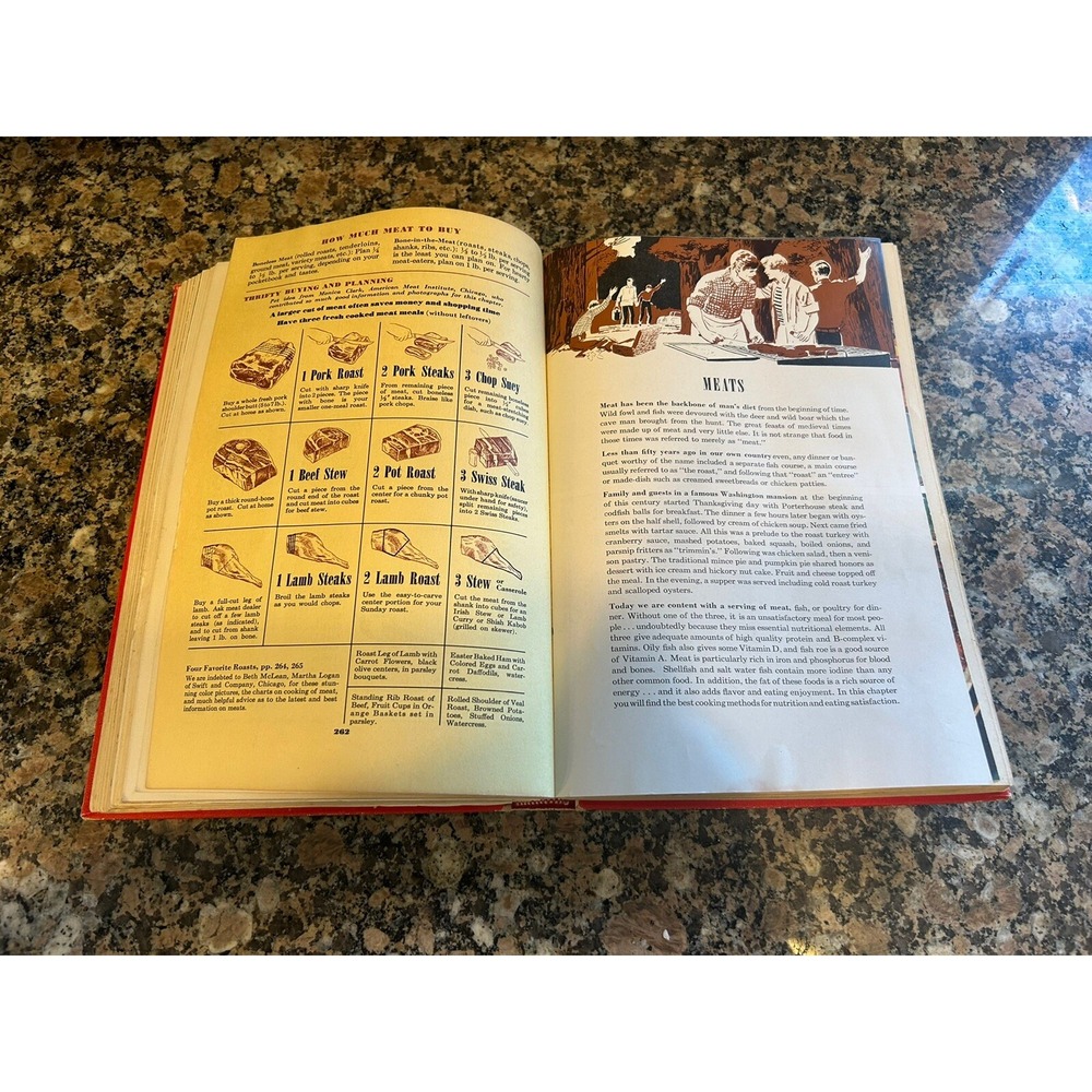 Vintage Betty Crocker's Picture Cook Book 1950 First Edition 449 Pages - Picture 11 of 16